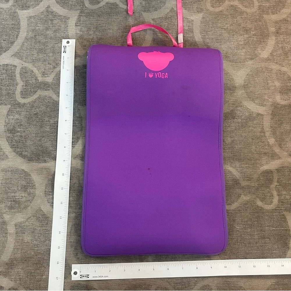 Build-A-Bear Purple Yoga Mat w Pink Accents